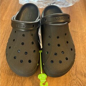 NWT CROCS Black Size 9